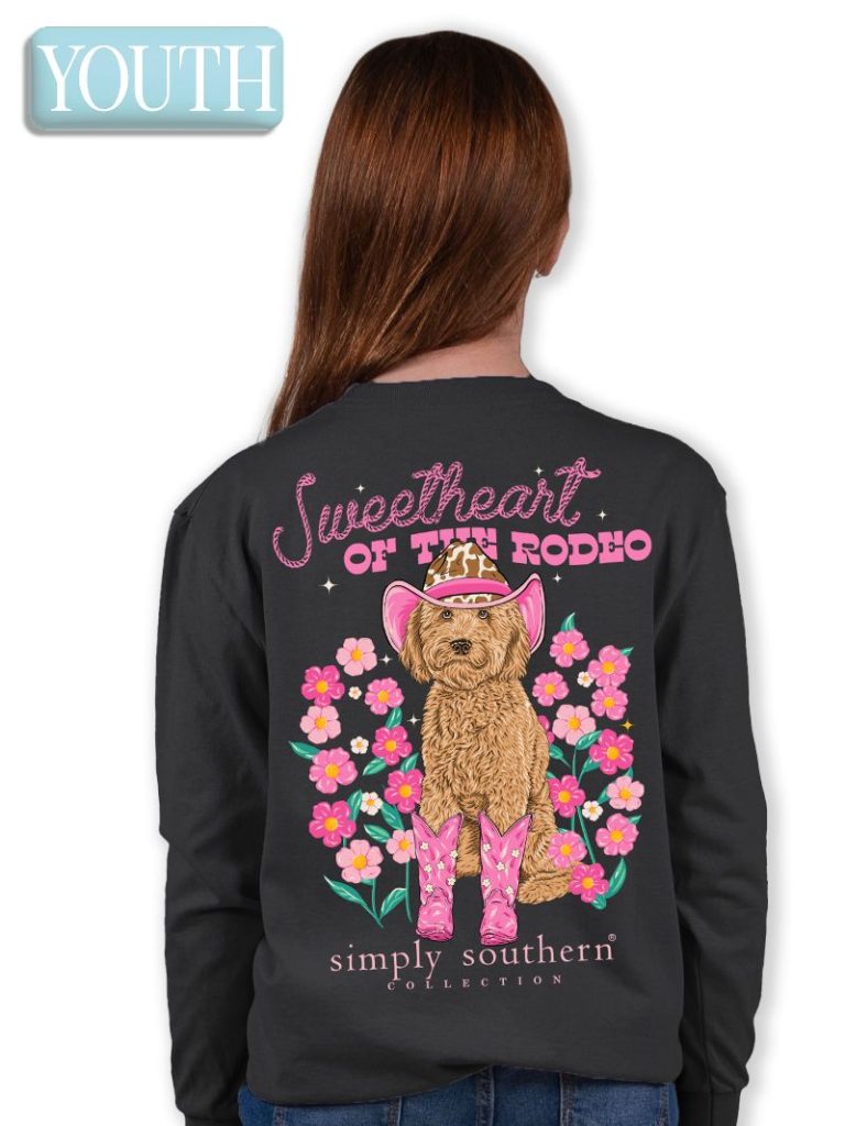 Simply Southern Sweetheart Of The Rodeo Long Sleeve T-Shirt - SimplyCuteTees