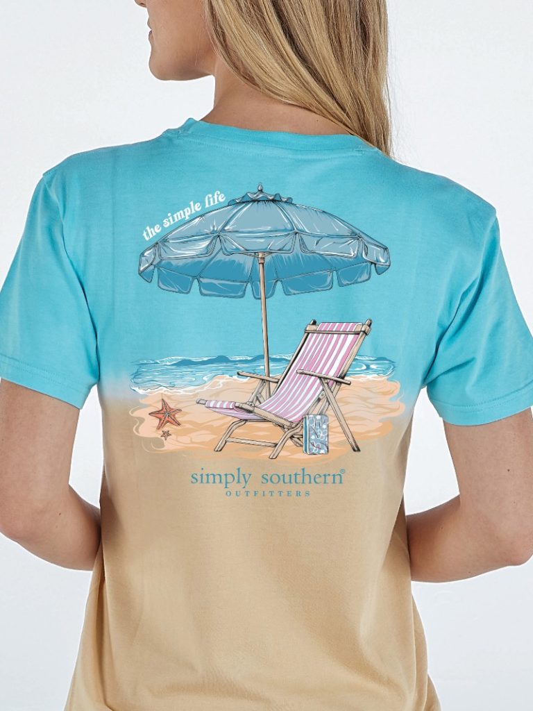 Simply Southern Beach Splash Tie Dye T-Shirt - SimplyCuteTees