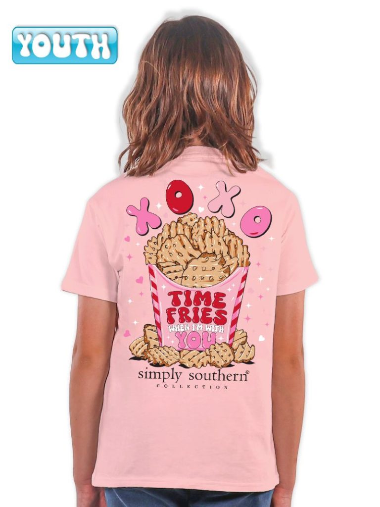 Simply Southern XOXO Time Fries T-Shirt - SimplyCuteTees