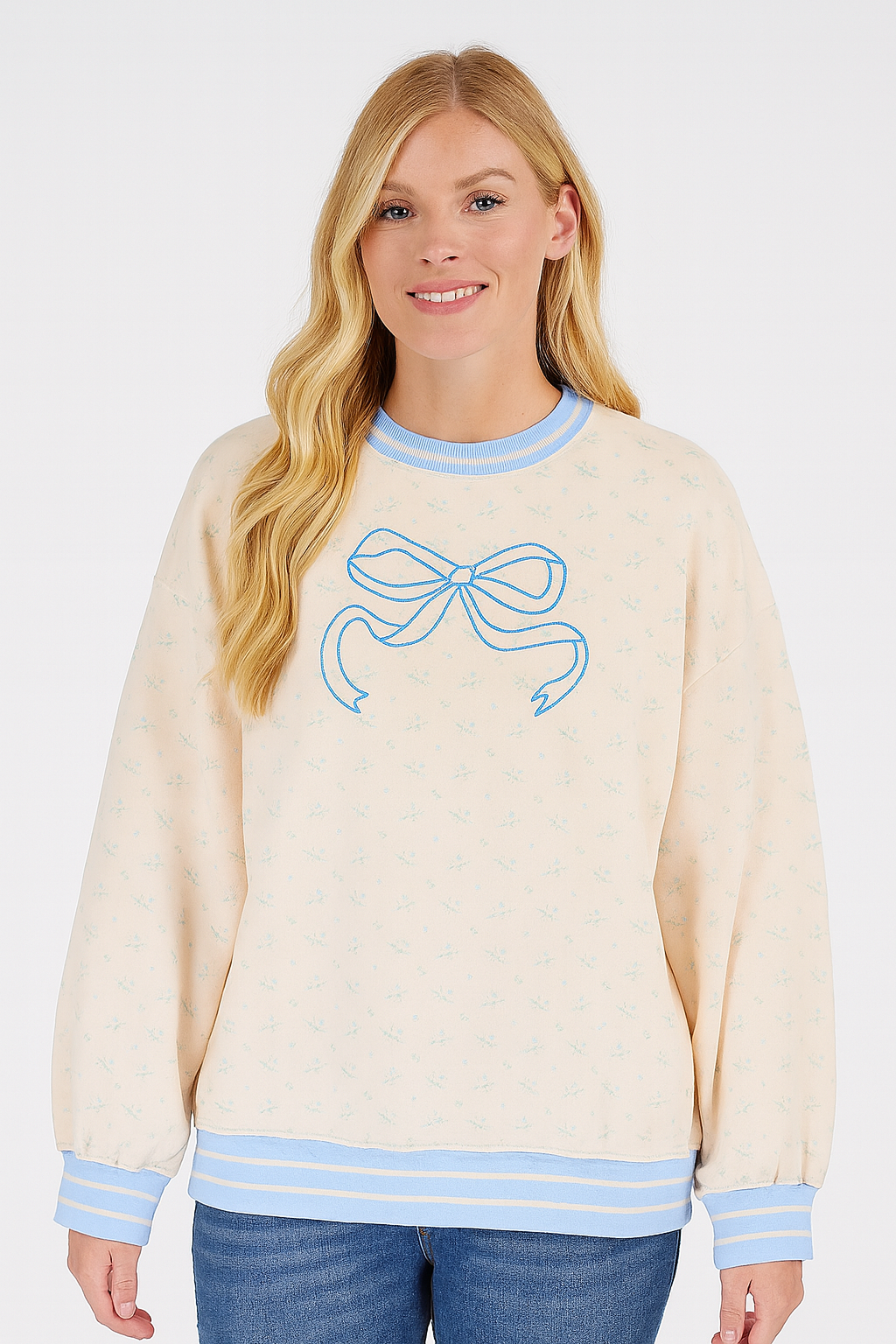 Simply Southern Enjoy Bow Crew Long Sleeve T-Shirt - SimplyCuteTees