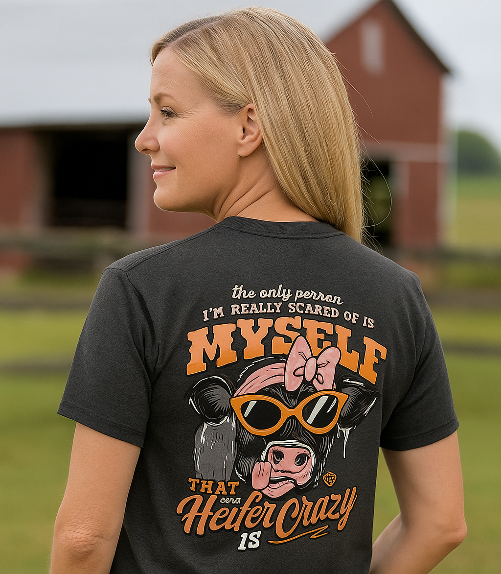 Girlie Girl Originals That Crazy Heifer Cow T-Shirt - SimplyCuteTees
