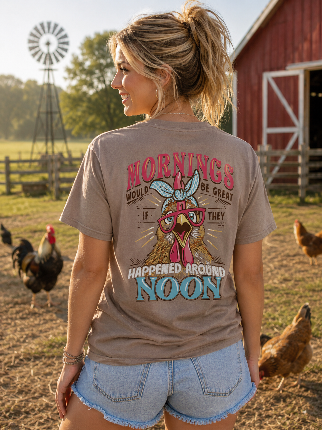 Girlie Girl Originals Mornings Chick T-Shirt