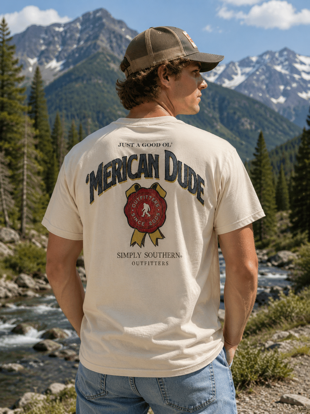 Simply Southern Merican Dude Label Unisex T-Shirt