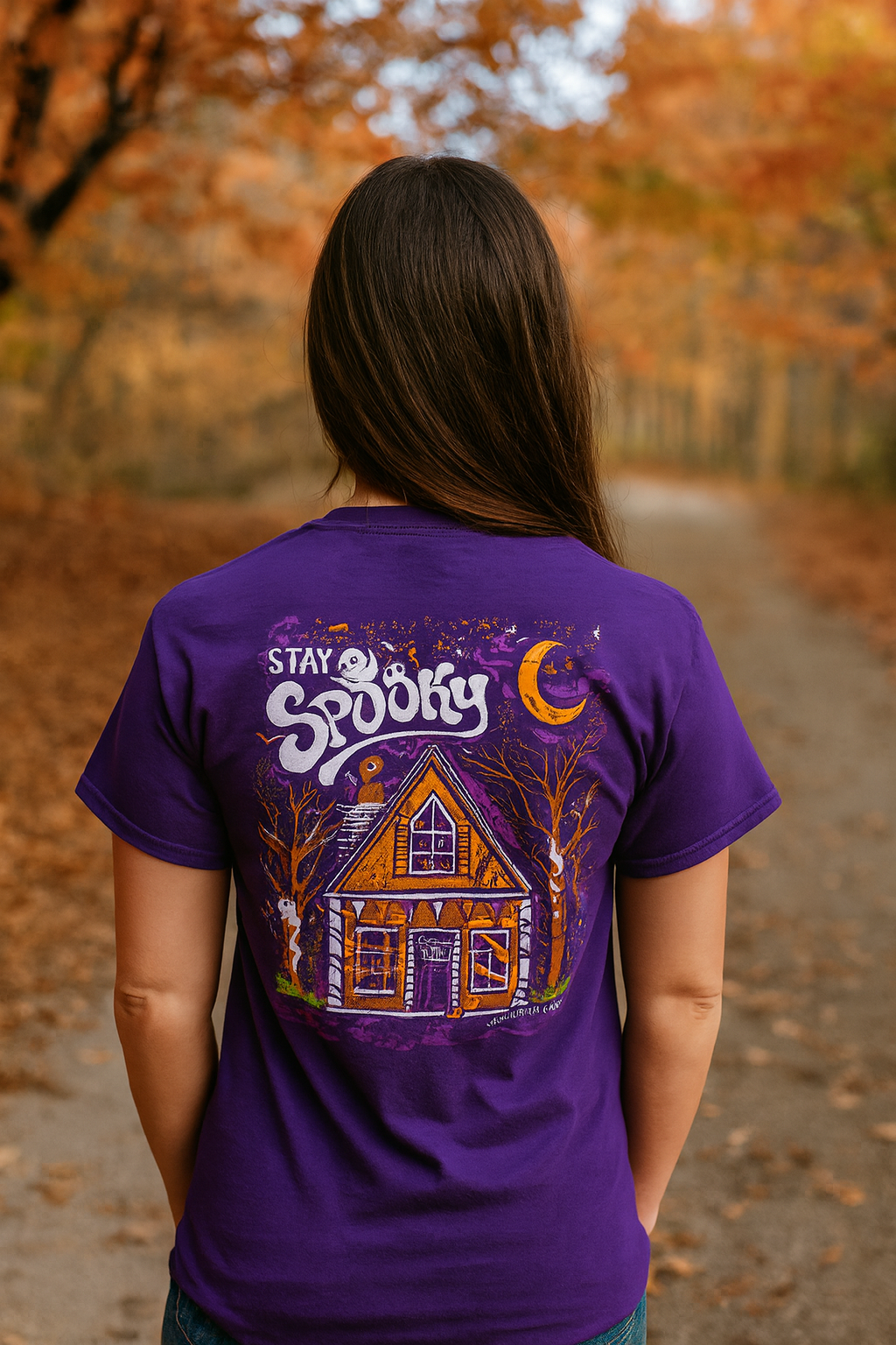 Southern Couture Classic Stay Spooky Fall T-Shirt - SimplyCuteTees