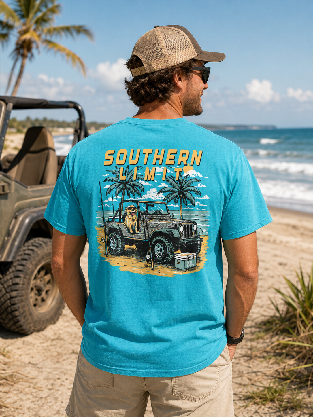 Southern Limit Beach Dog Unisex T-Shirt