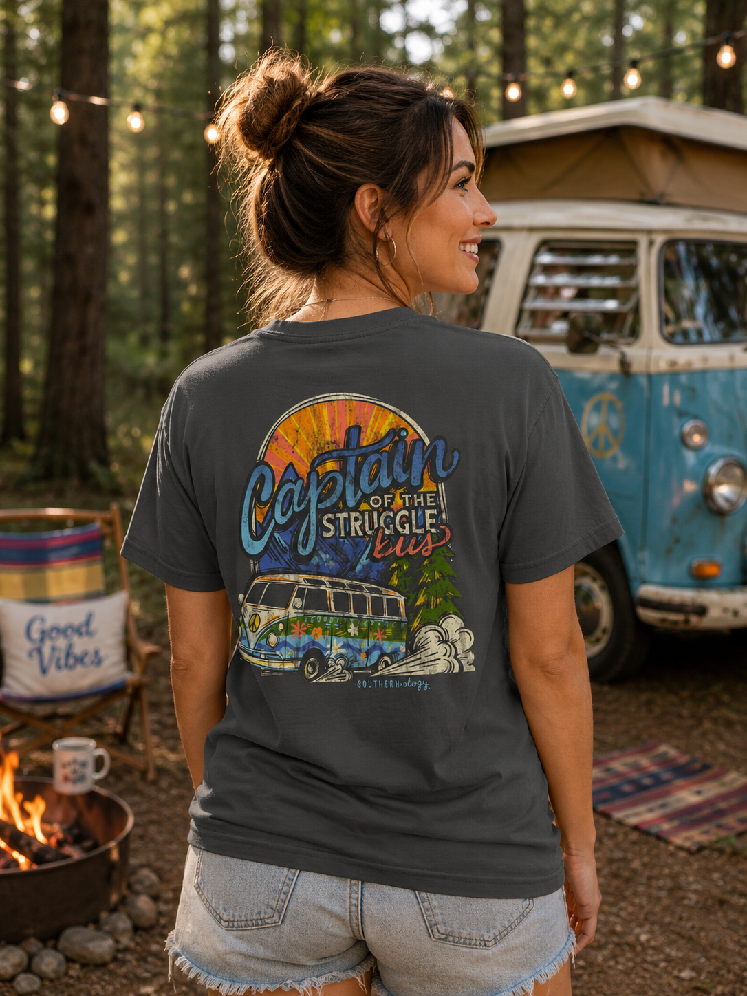 Southernology Captain of the Struggle Bus Comfort Colors T-Shirt