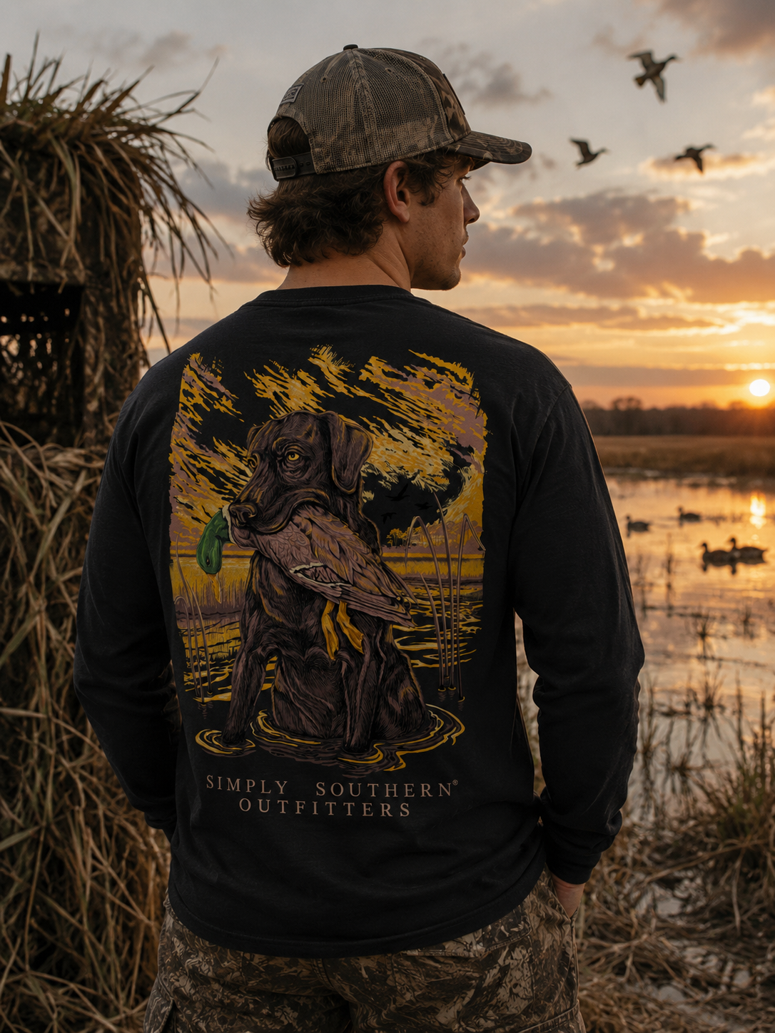 Simply Southern Swamp Dog Long Sleeve Unisex T-Shirt