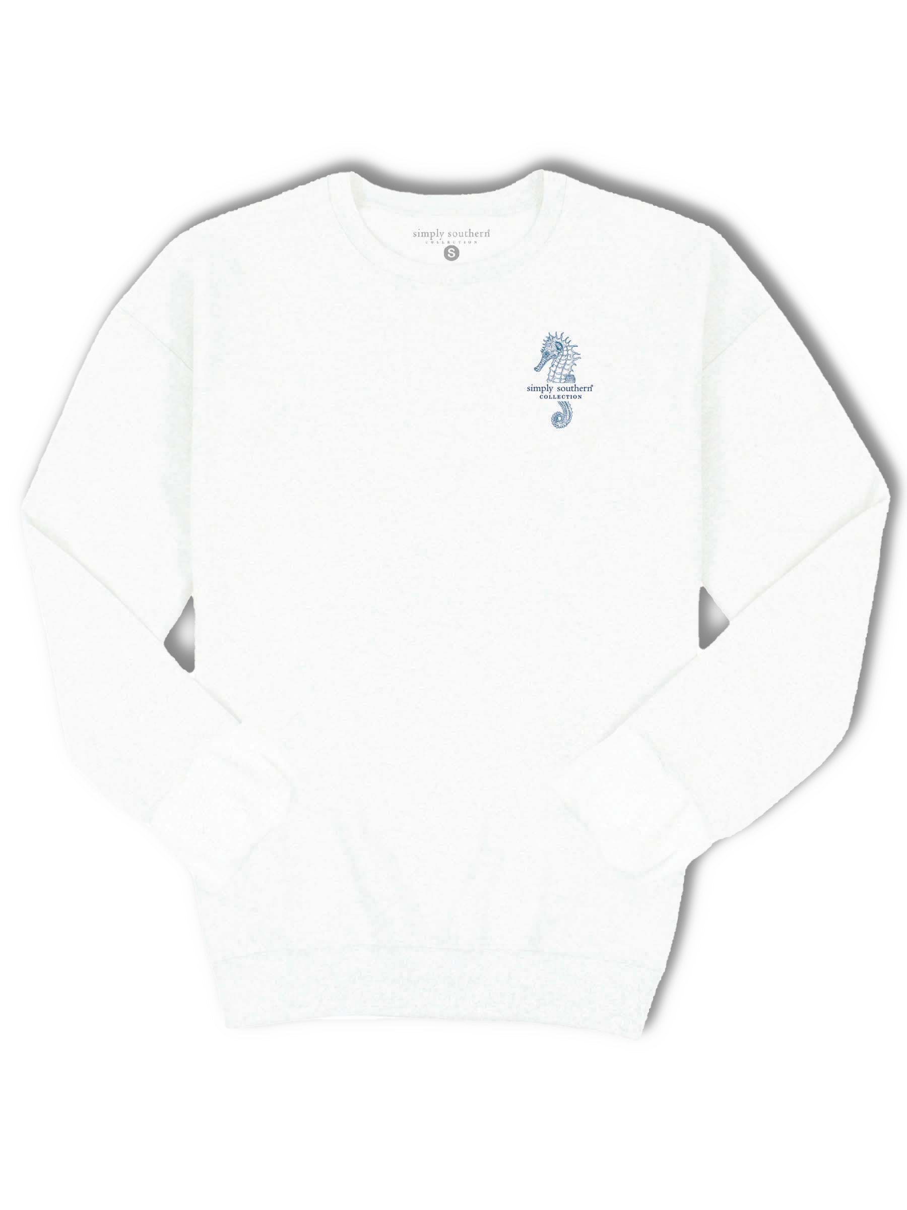 Simply Southern Salty Long Sleeve Crew Sweatshirt - SimplyCuteTees