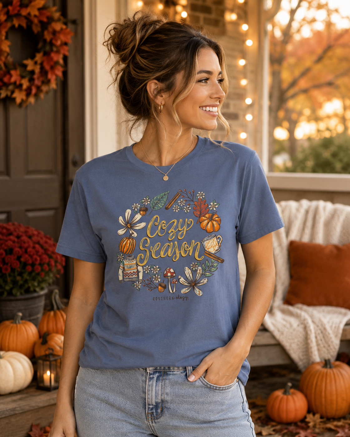 Southernology Cozy Season Fall Comfort Colors T-Shirt