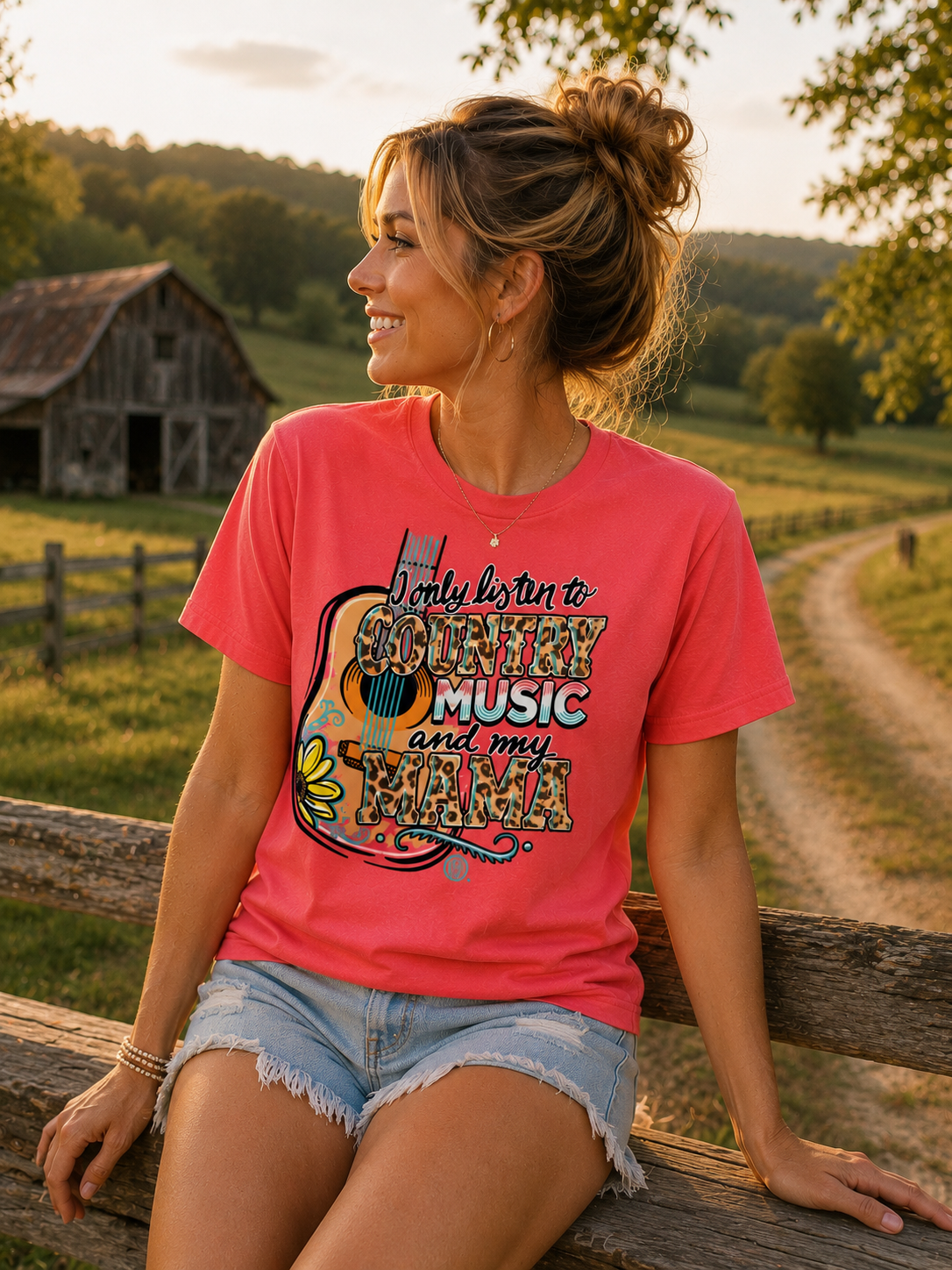 Girlie Girl Originals Country Music Mama T-Shirt