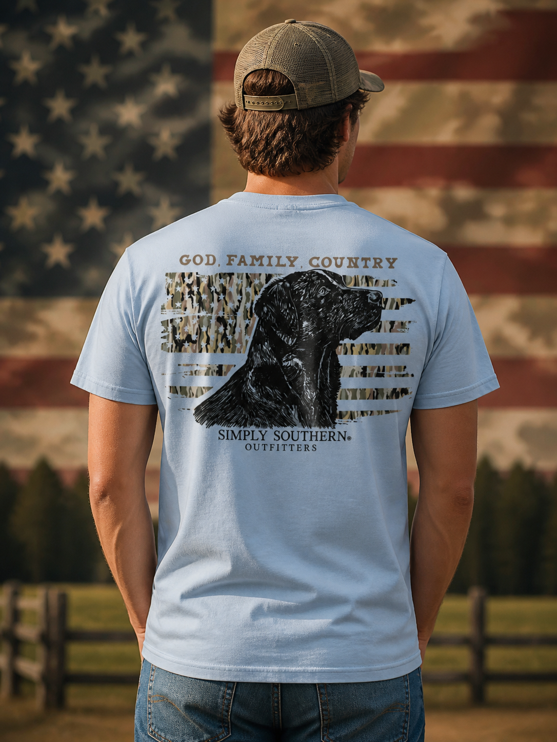 Simply Southern Outfitters USA God Mineral Washed Unisex T-Shirt