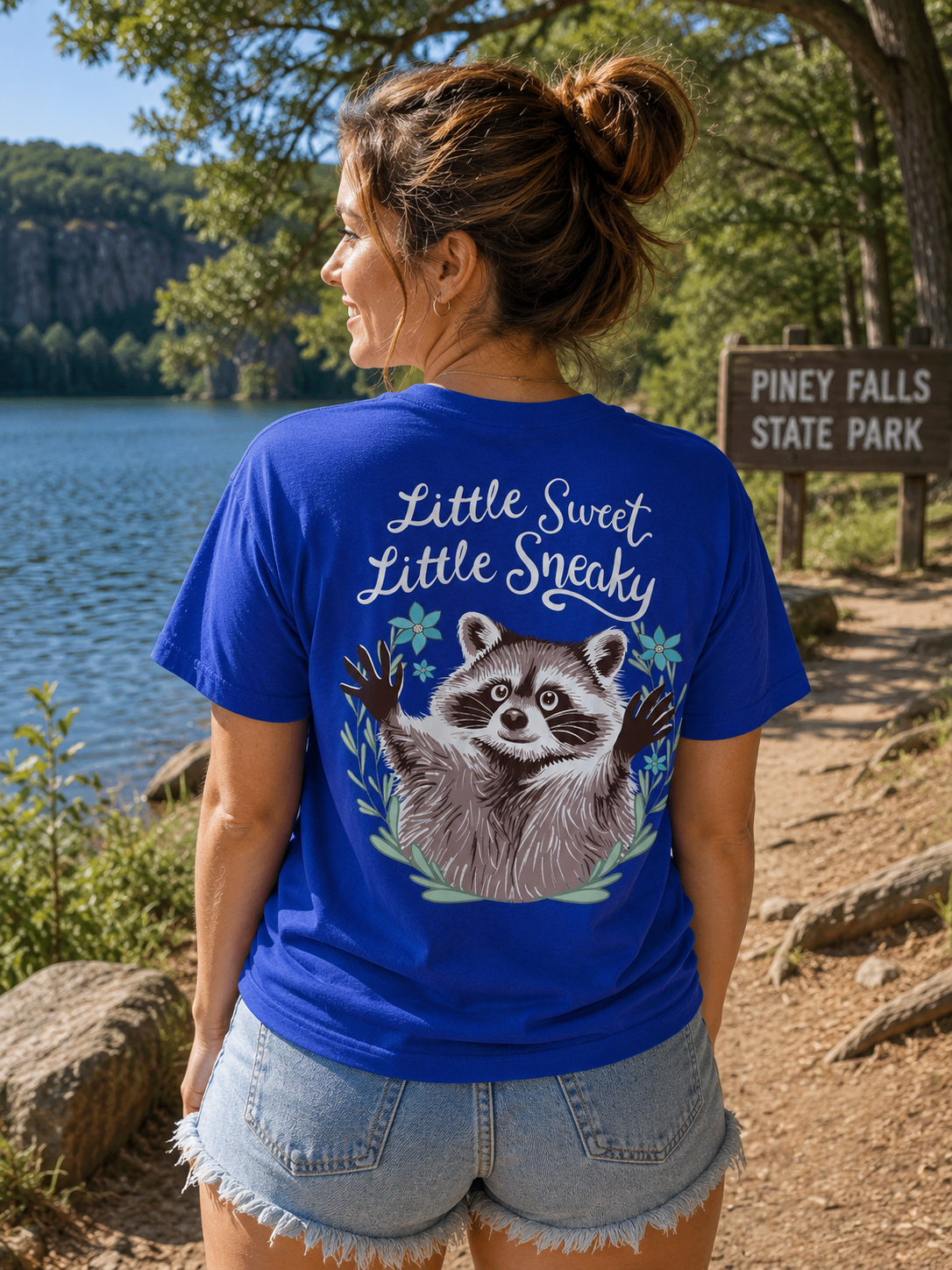 Southern Attitude Little Sneaky Raccoon T-Shirt