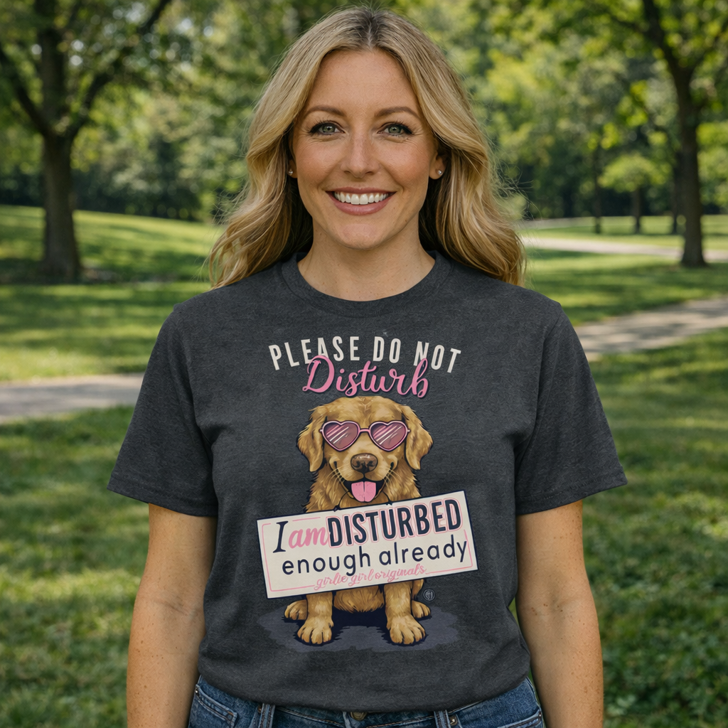 Girlie Girl Originals Disturbed Dog T-Shirt - SimplyCuteTees