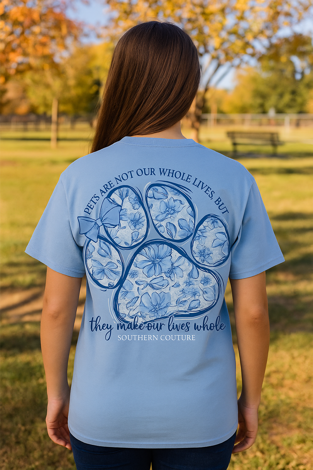 Southern Couture Classic Pets Are Not Paw T-Shirt - SimplyCuteTees