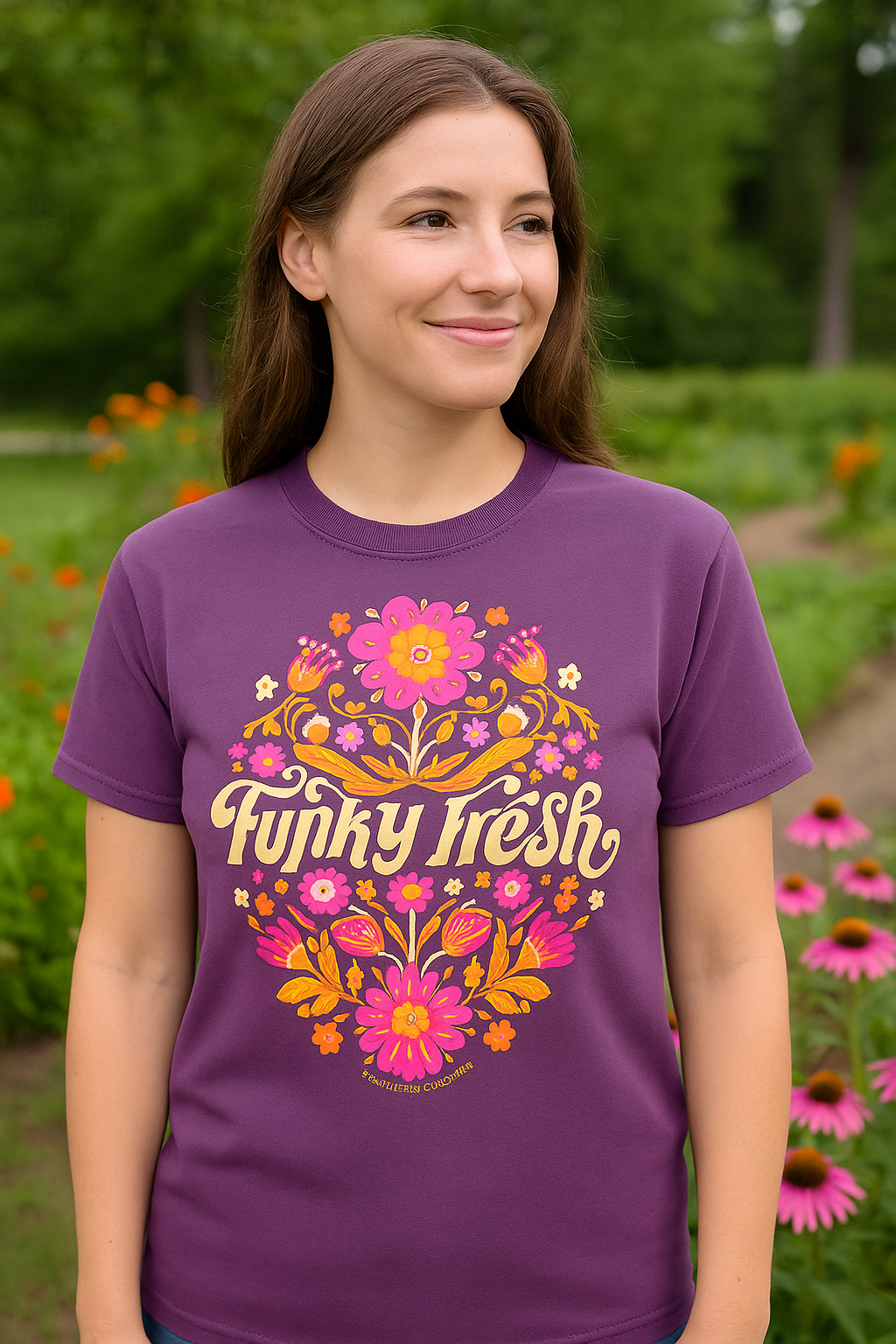 Southern Couture Funky Fresh Comfort Colors T-Shirt - SimplyCuteTees