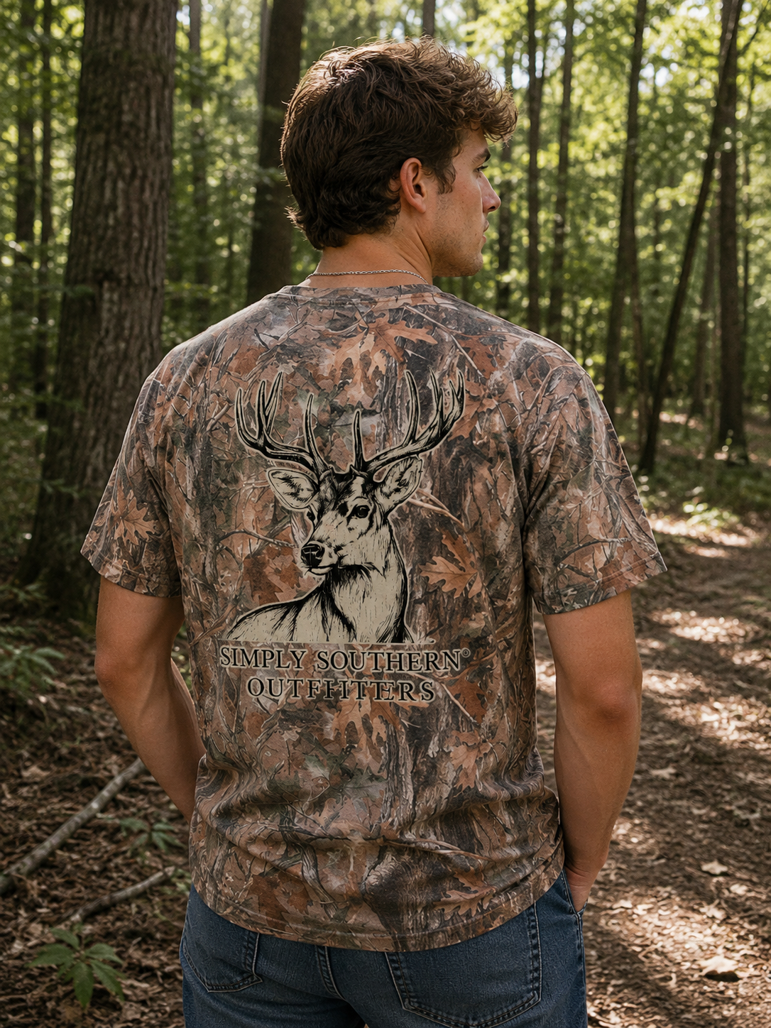 Simply Southern Country Deer Camo Unisex T-Shirt