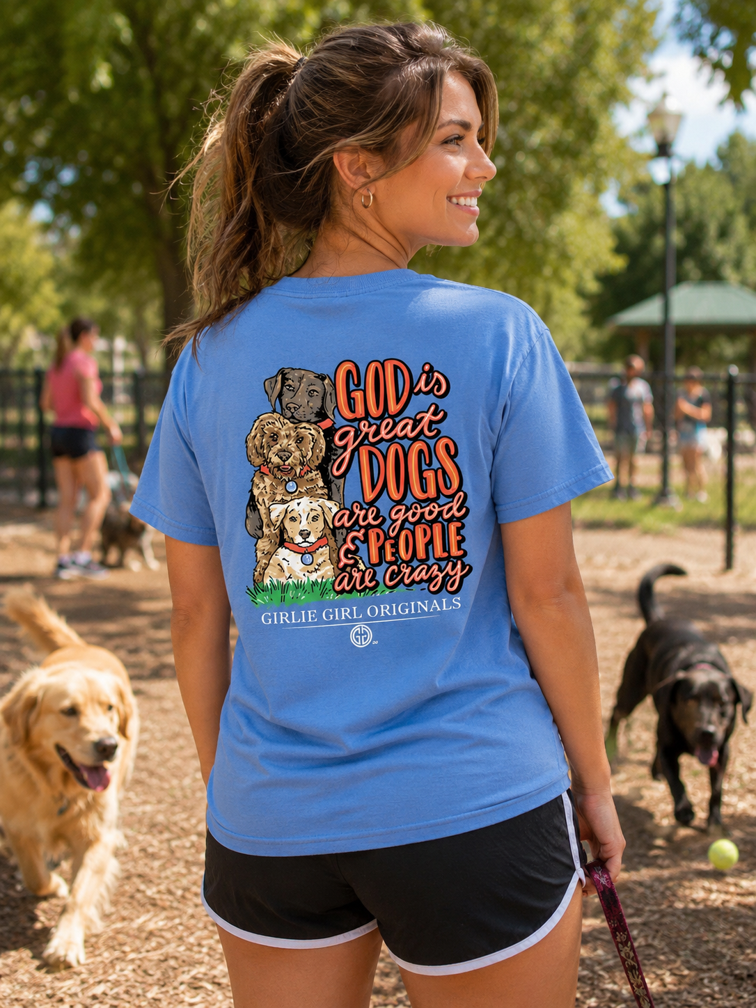 Girlie Girl Originals God Dogs & People T-Shirt