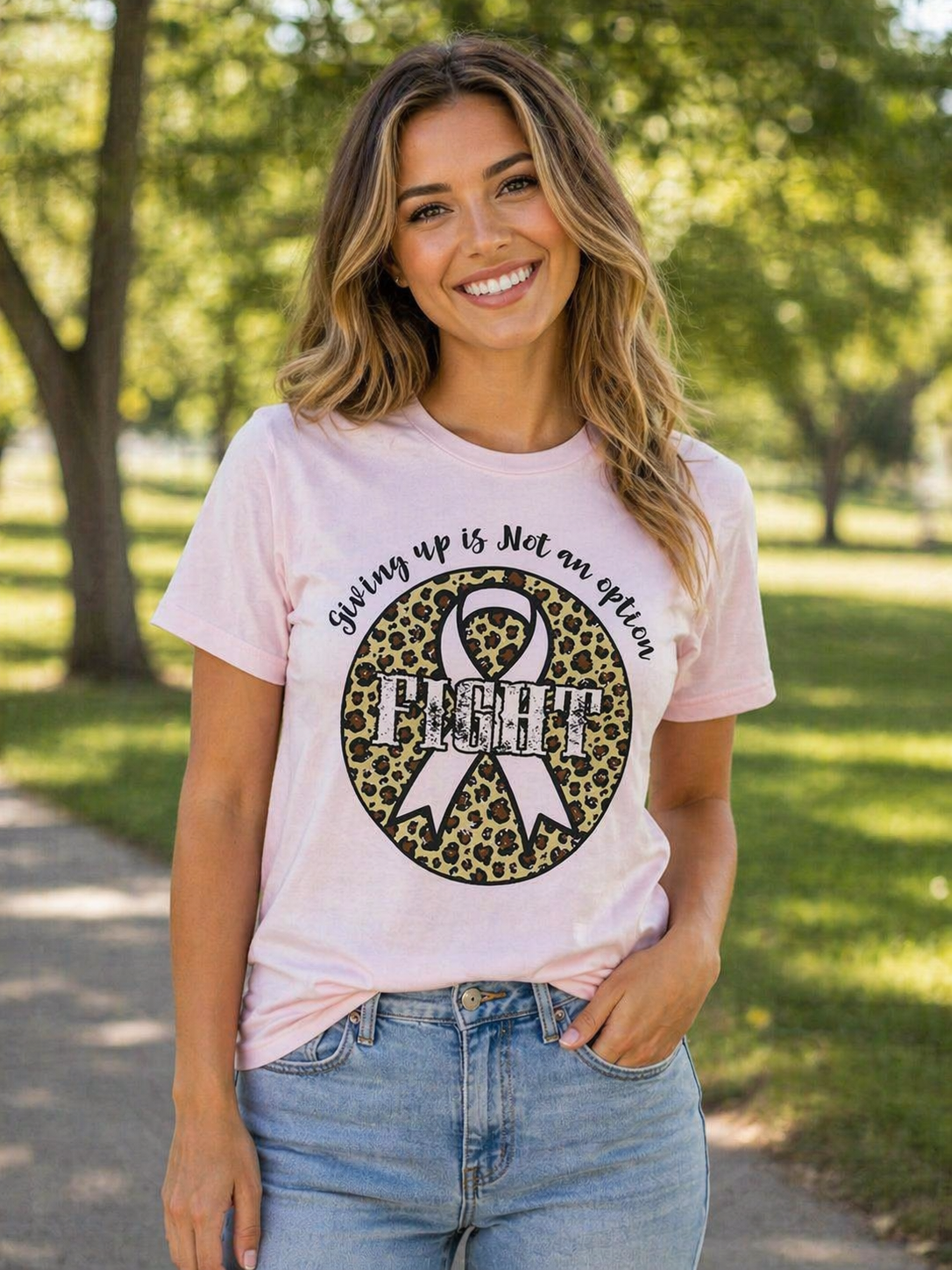 Southern Chics Not An Option Cancer Comfort Colors T-Shirt