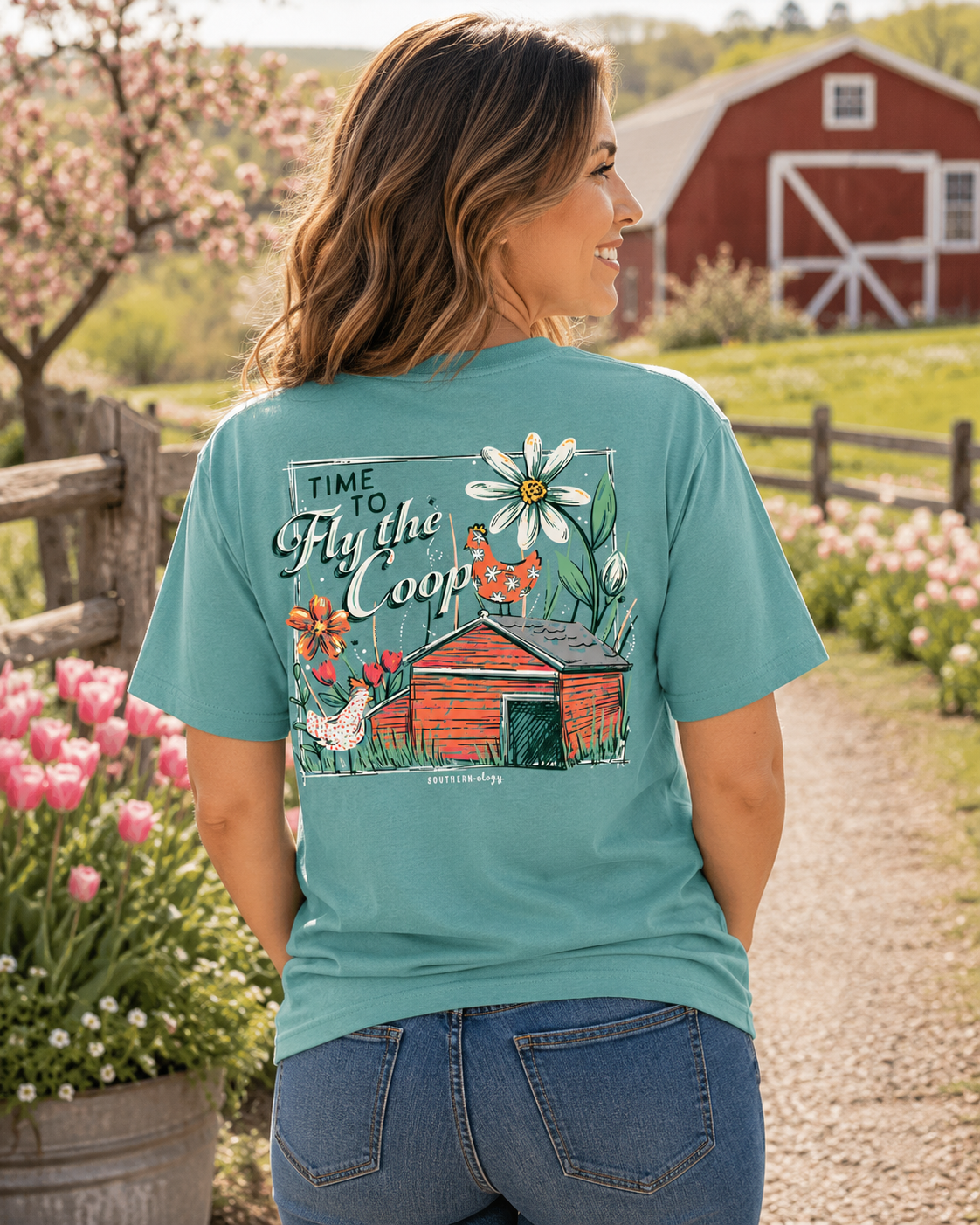 Southernology Fly the Coop Comfort Colors T-Shirt