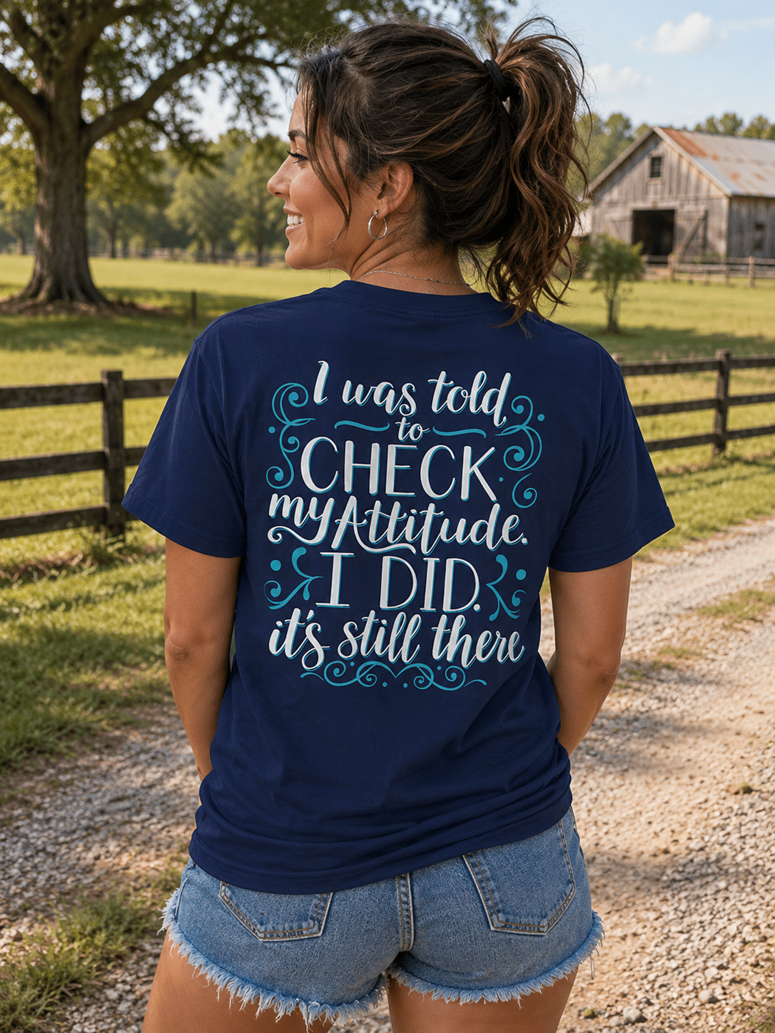 Southern Attitude Check My Attitude T-Shirt
