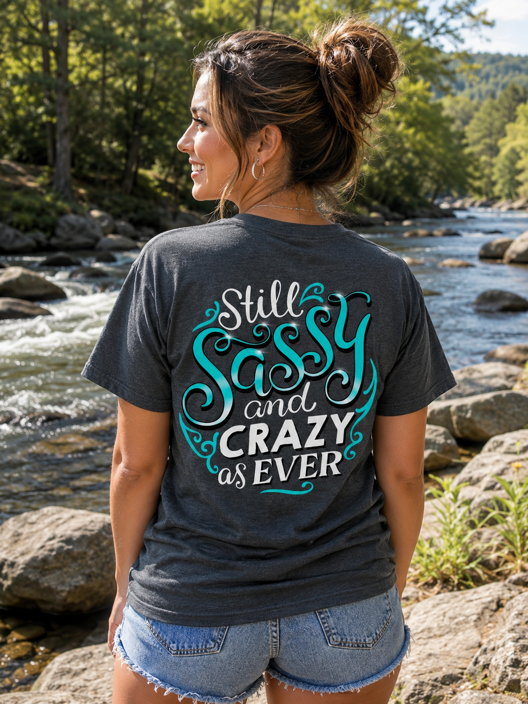 Southern Attitude Sassy and Crazy as Ever T-Shirt