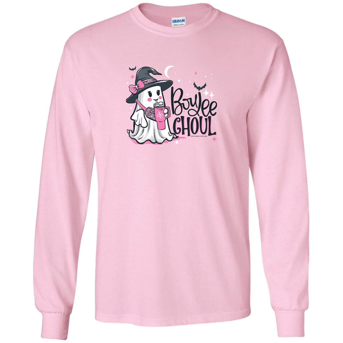 Southern Couture Soft Boujee Ghoul Fall Long Sleeve T-Shirt - SimplyCuteTees
