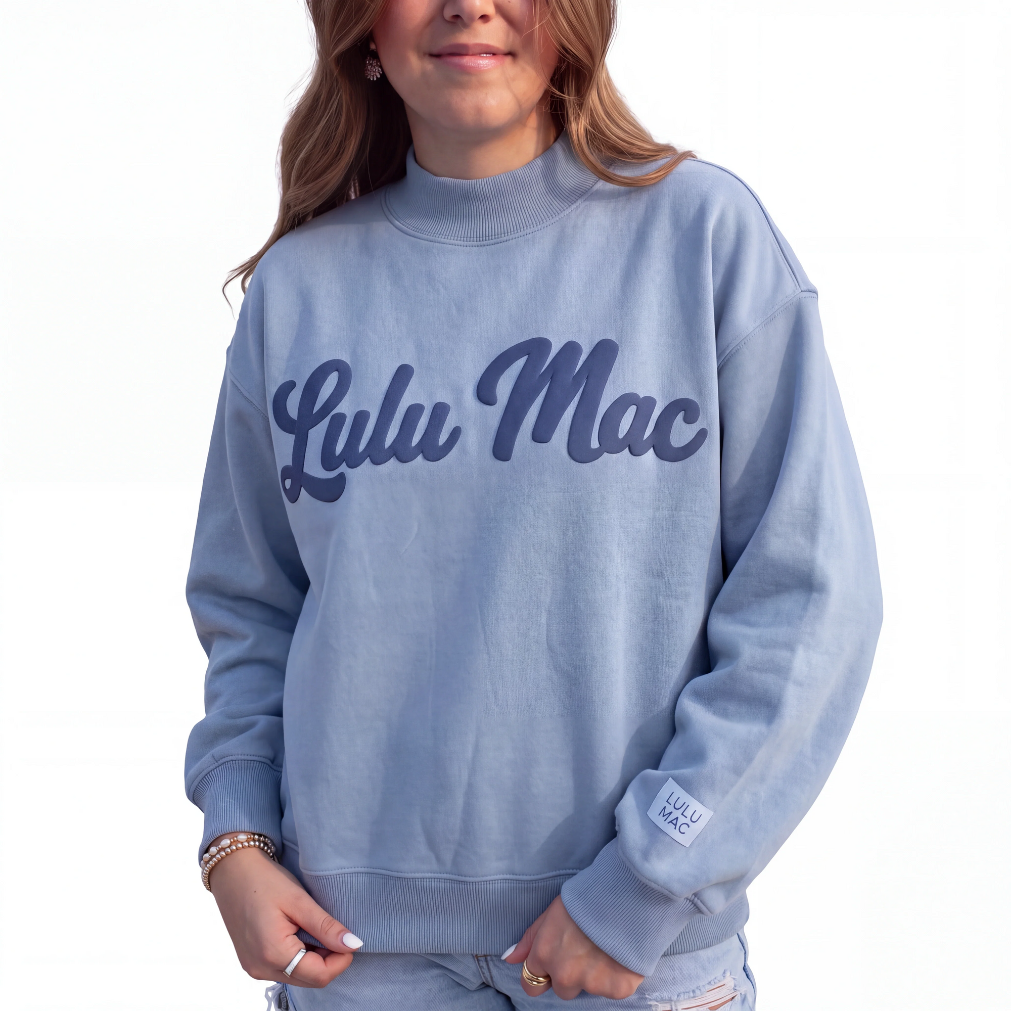 Girlie Girl Lulu Mac Script Cozy Sweatshirt