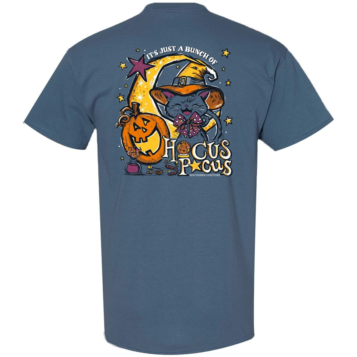 Southern Couture Classic Hocus Pocus Cat Fall T-Shirt - SimplyCuteTees