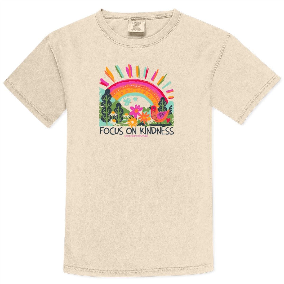 Southern Couture Focus On Kindness Comfort Colors T-Shirt - SimplyCuteTees
