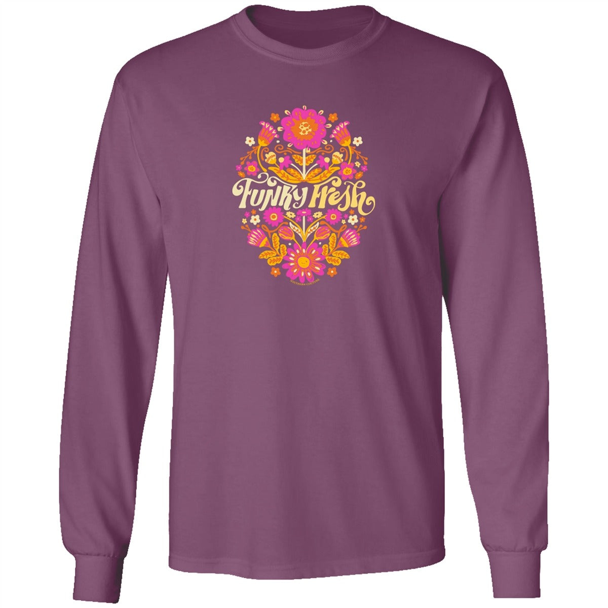 Southern Couture Funky Fresh Comfort Colors Long Sleeve T-Shirt - SimplyCuteTees