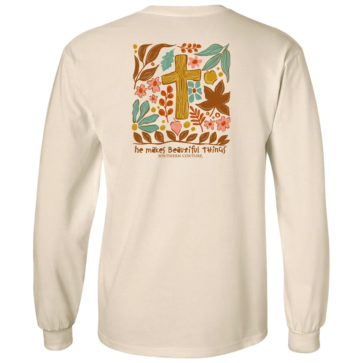 Southern Couture Classic He Makes All Things Beautiful Long Sleeve T-Shirt - SimplyCuteTees