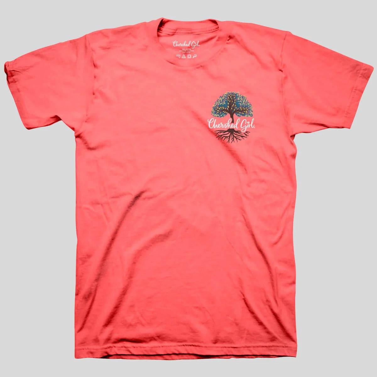 Cherished Girl Rooted In Christ Faith T-Shirt - SimplyCuteTees