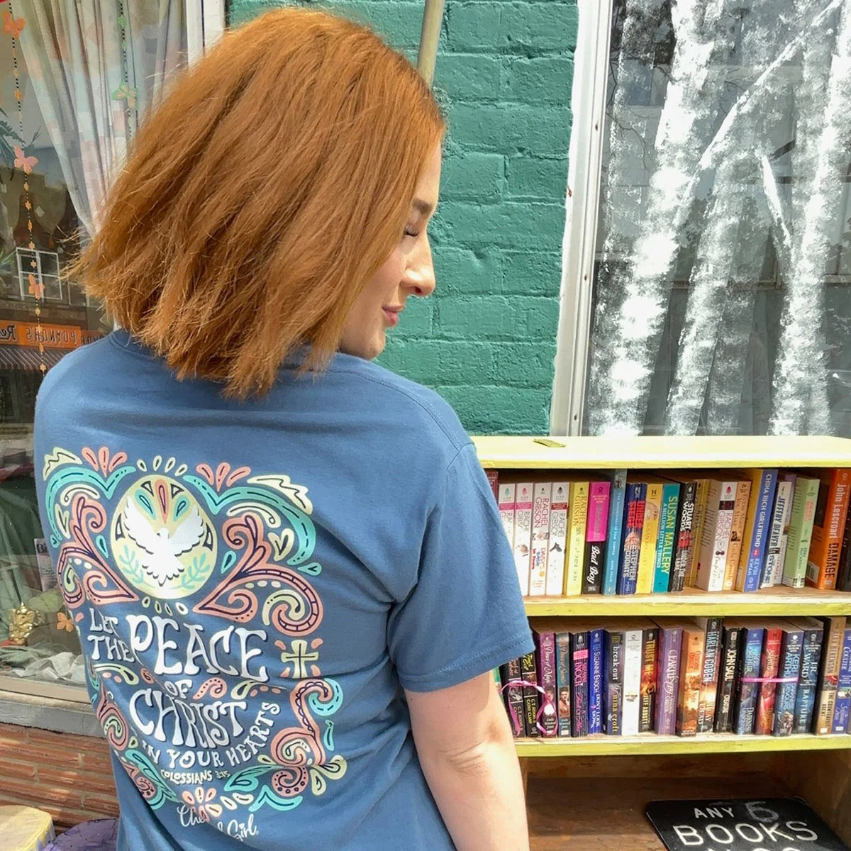 Cherished Girl Peace Of Christ Faith T-Shirt - SimplyCuteTees