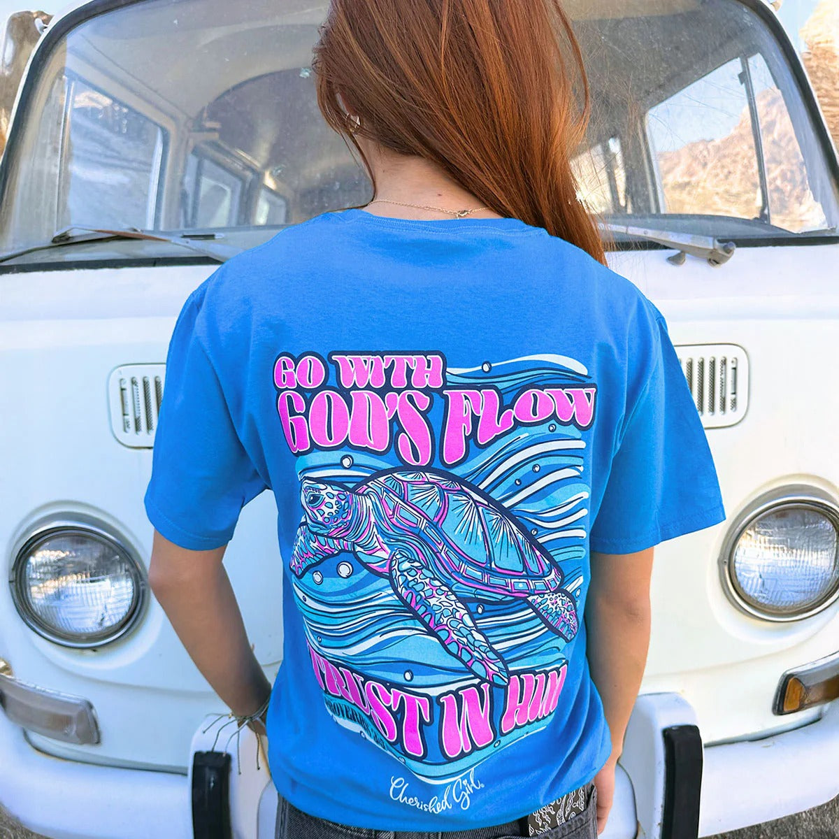 Cherished Girl Trust Turtle Faith T-Shirt - SimplyCuteTees