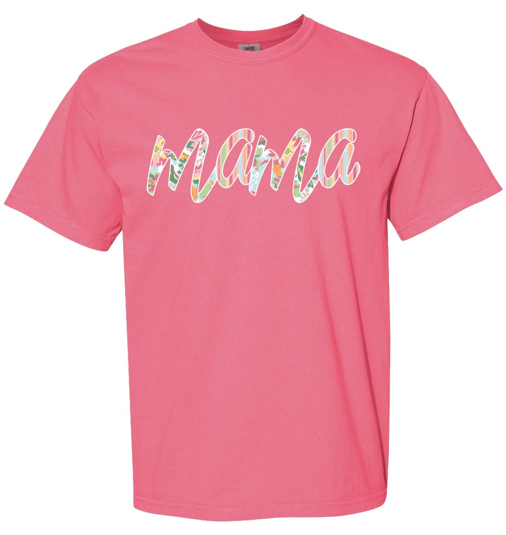 Southernology Floral Bouquet Mama Comfort Colors T-Shirt