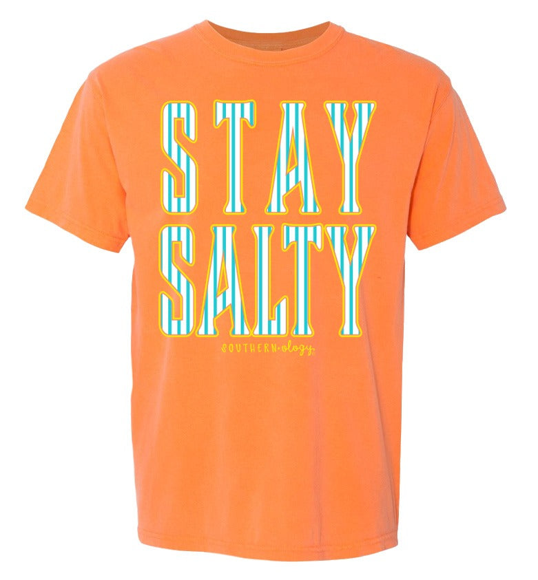 Southernology Salty Stripes Comfort Colors T-Shirt