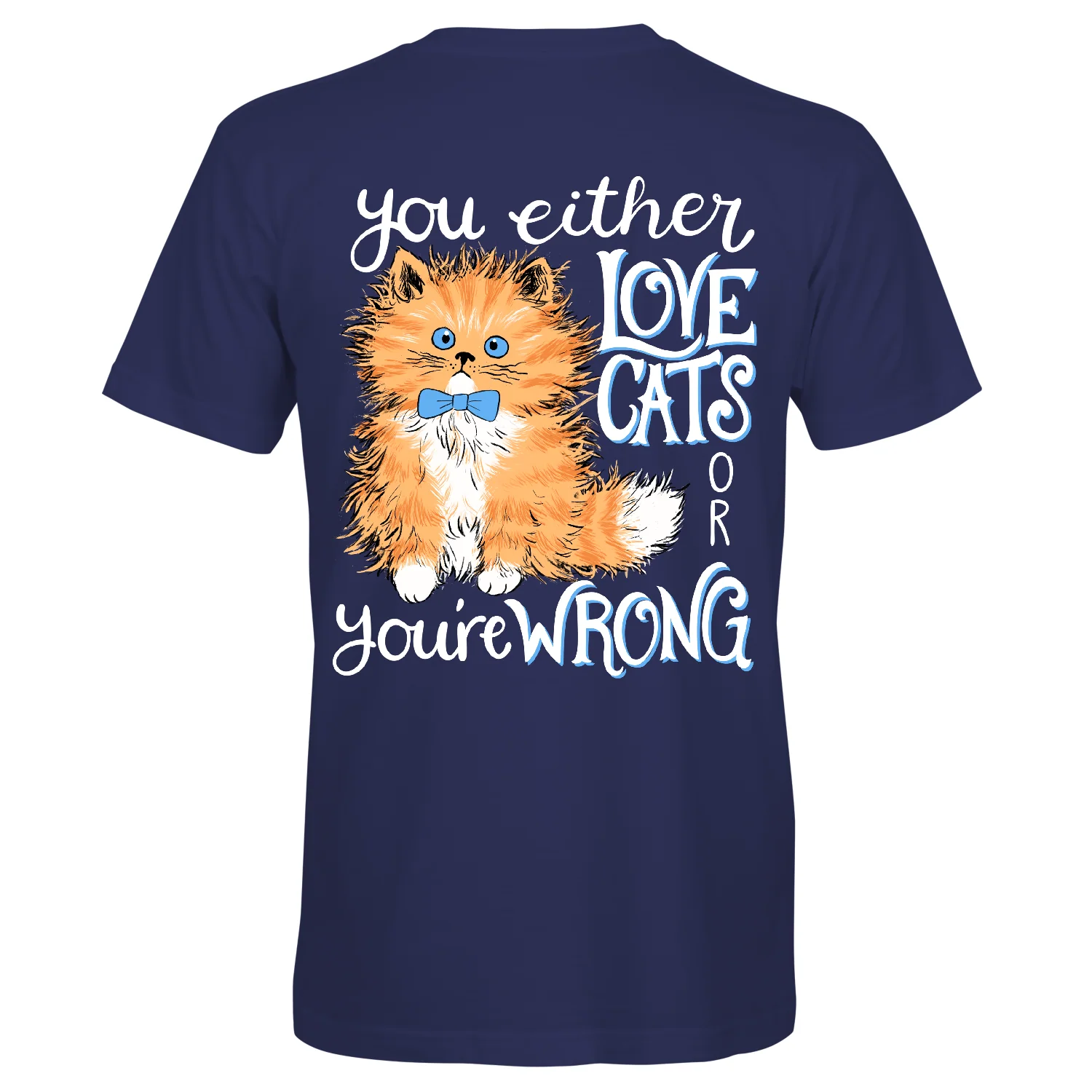 Southern Attitude You're Wrong Cat T-Shirt - SimplyCuteTees
