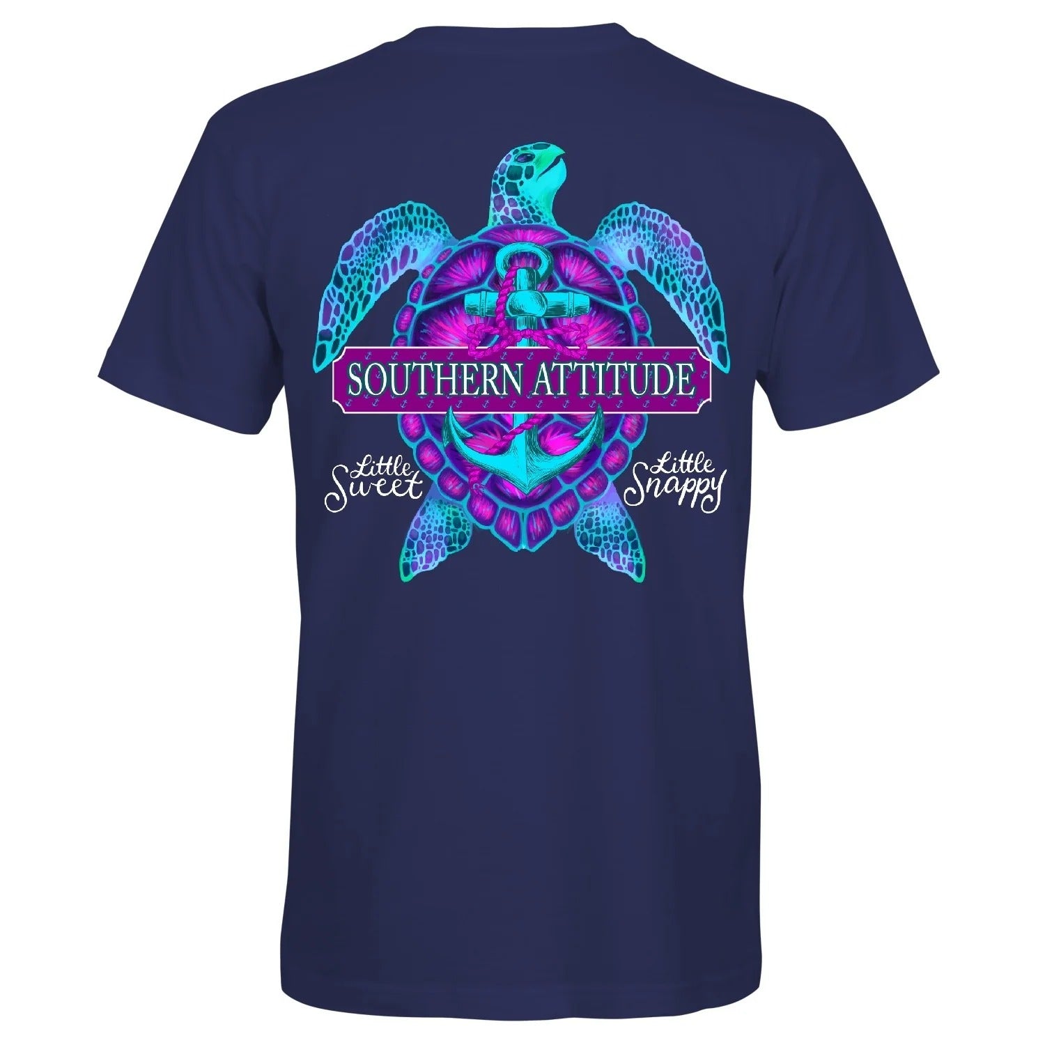 Southern Attitude New Snappy Turtle  T-Shirt - SimplyCuteTees