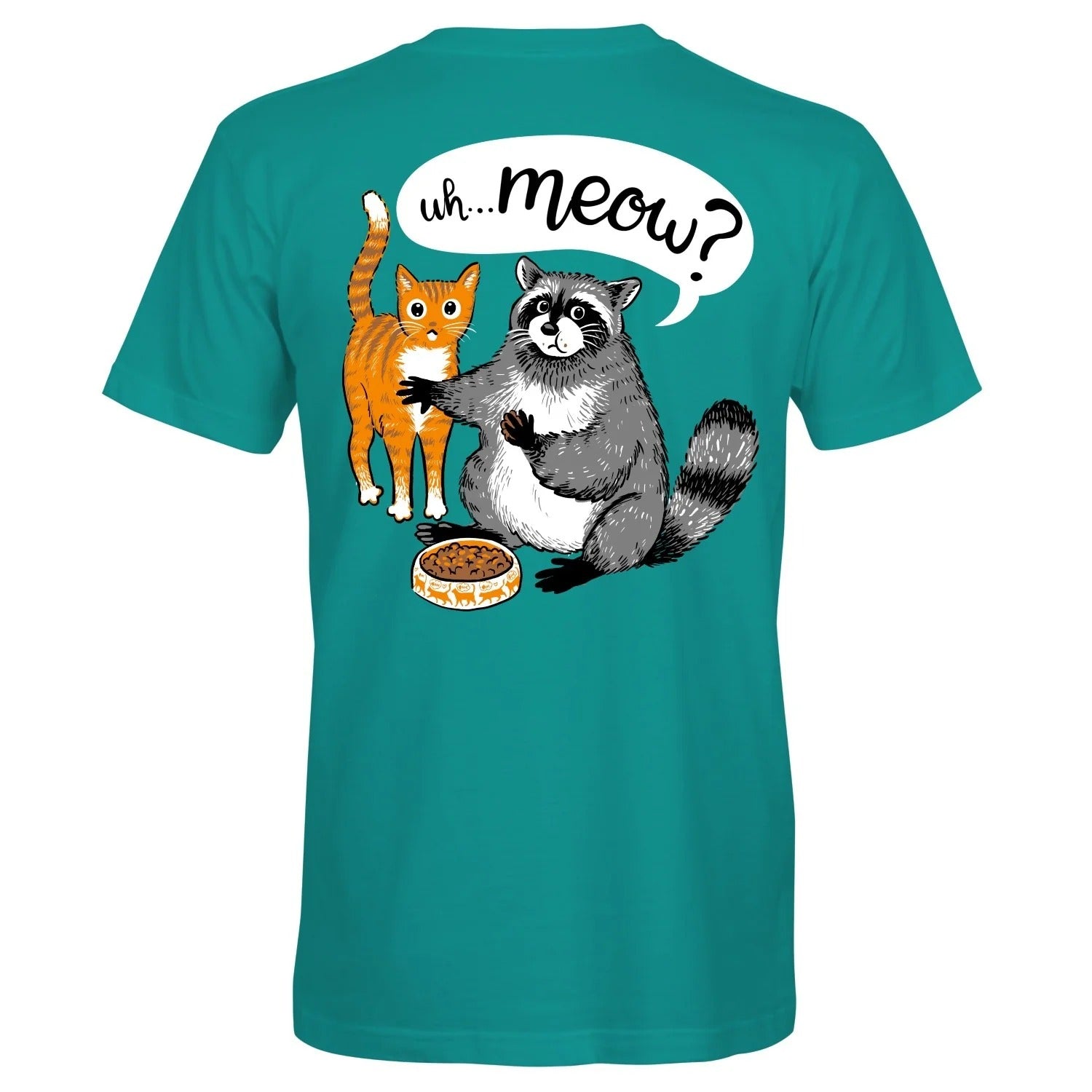 Southern Attitude Uh Meow Raccoon T-Shirt