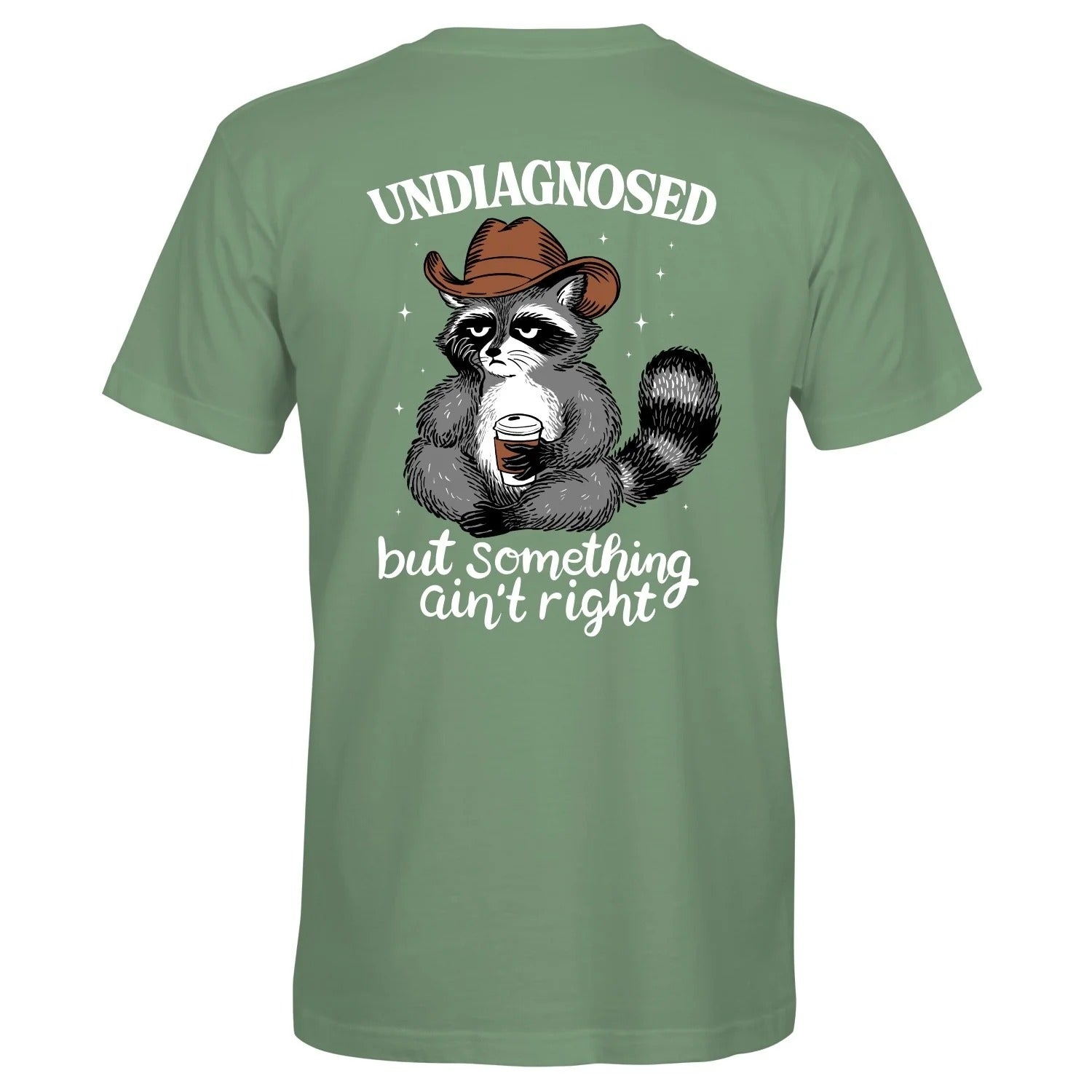 Southern Attitude Undiagnosed Raccoon T-Shirt - SimplyCuteTees