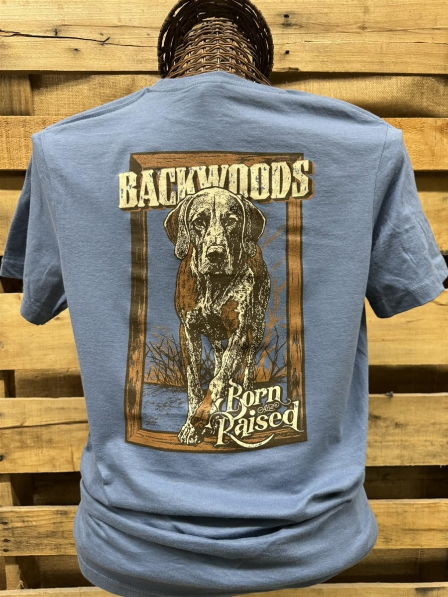 Backwoods Born &amp; Raised Bird Dog Unisex Soft T-Shirt