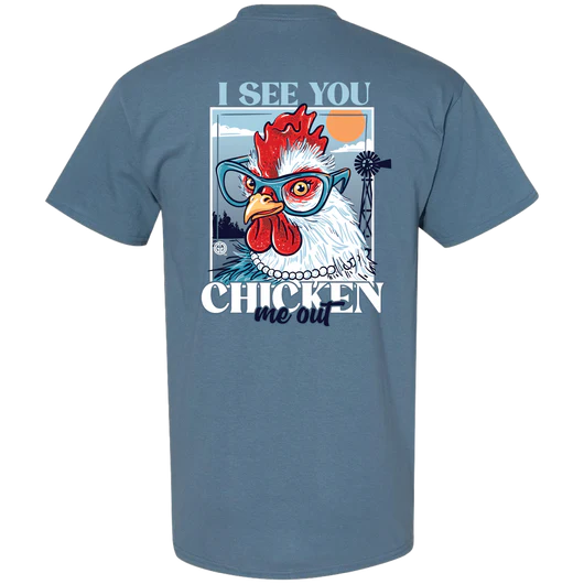 Girlie Girl Originals Chicken Me Out T-Shirt - SimplyCuteTees