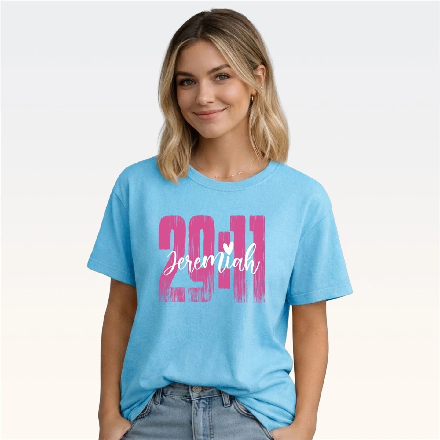 Southern Couture Jeremiah 29:11 Faith Comfort Colors T-Shirt