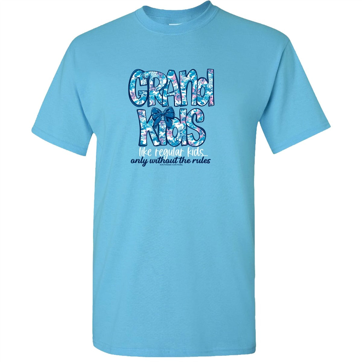Southern Couture Soft Pattern Letter Grandkids T-Shirt