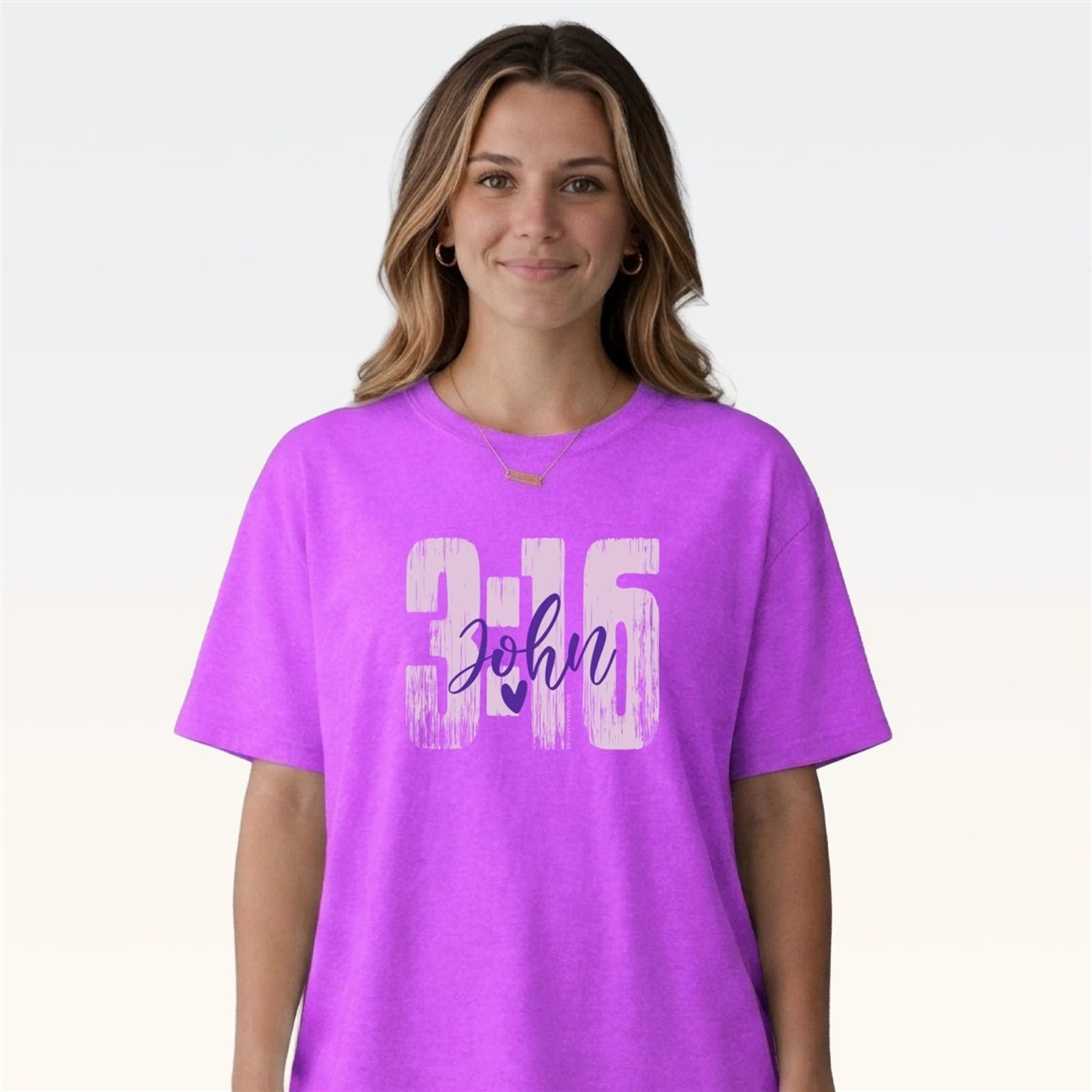 Southern Couture John 3:16 Faith Comfort Colors T-Shirt