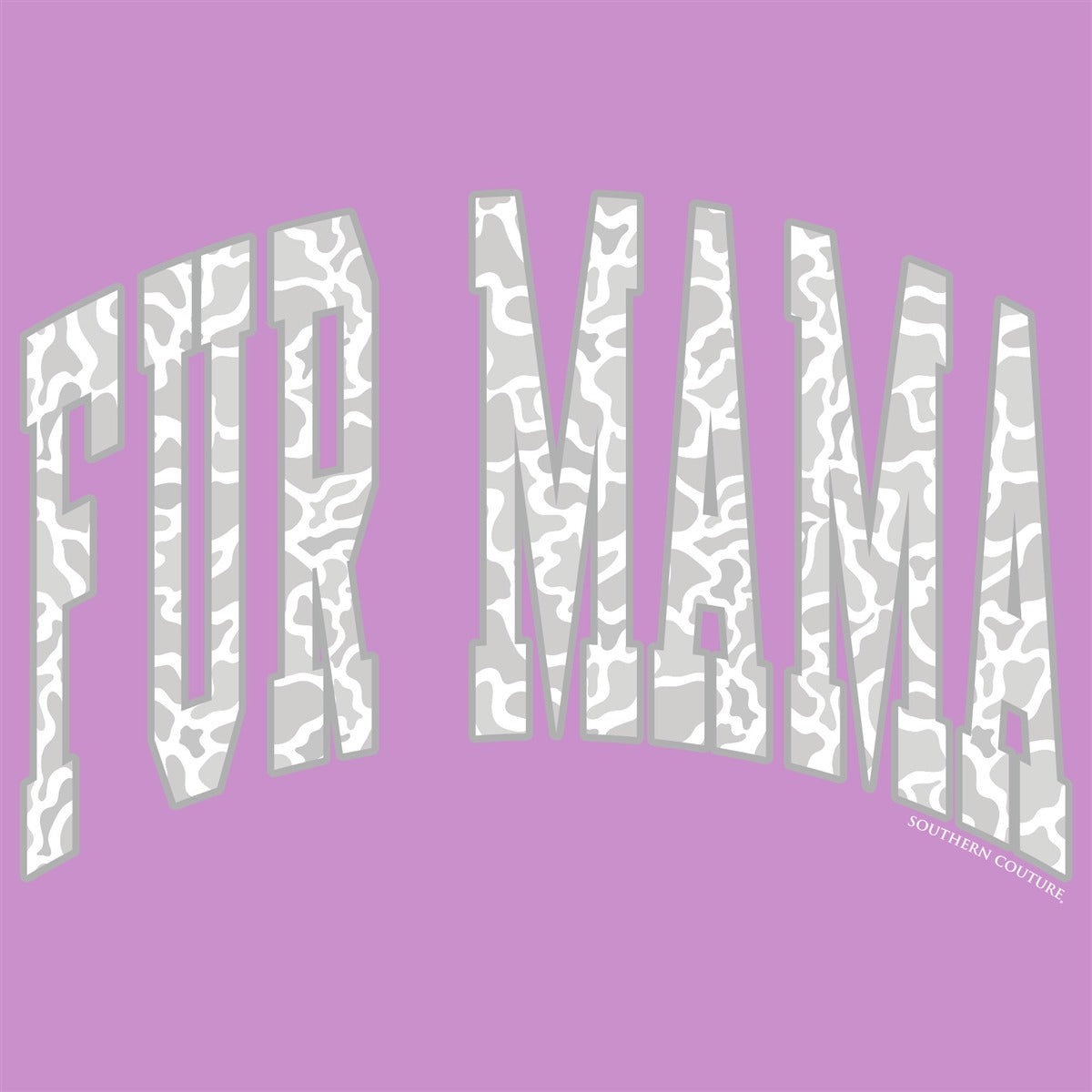 Southern Couture Camo Fur Mama Comfort Colors T-Shirt