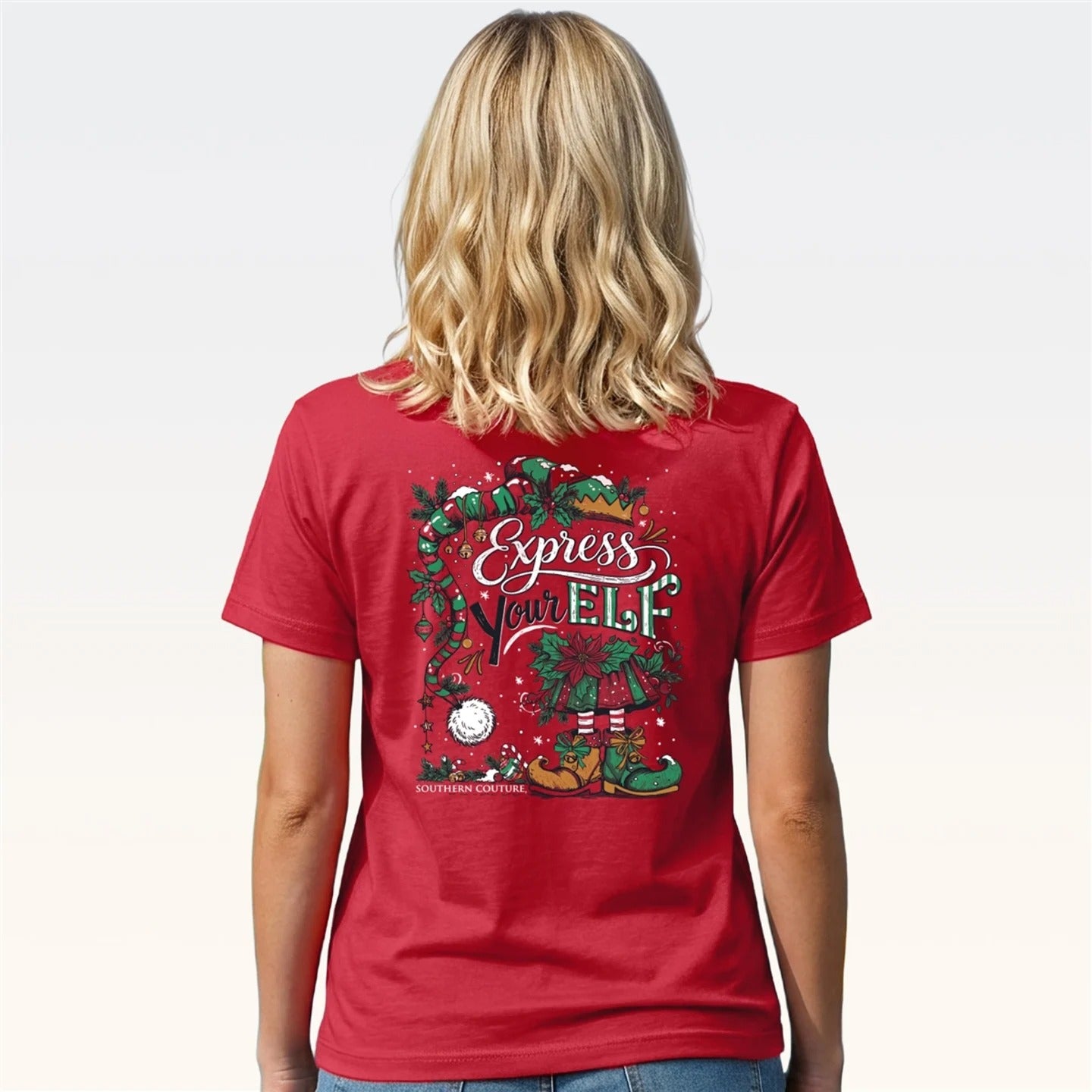 Southern Couture Classic Express Your Elf Holiday T-Shirt