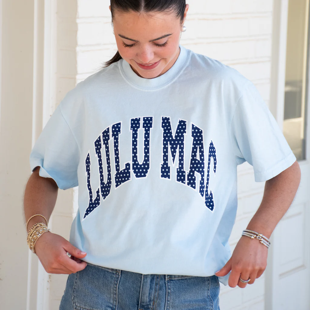 Girlie Girl Lulu Mac Polka Dot Comfort Colors T-Shirt