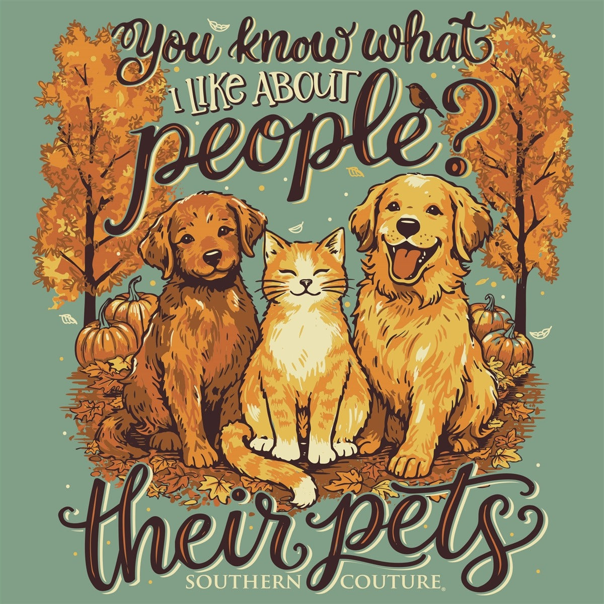 Southern Couture Classic Know What I Like Pets Aquatic T-Shirt