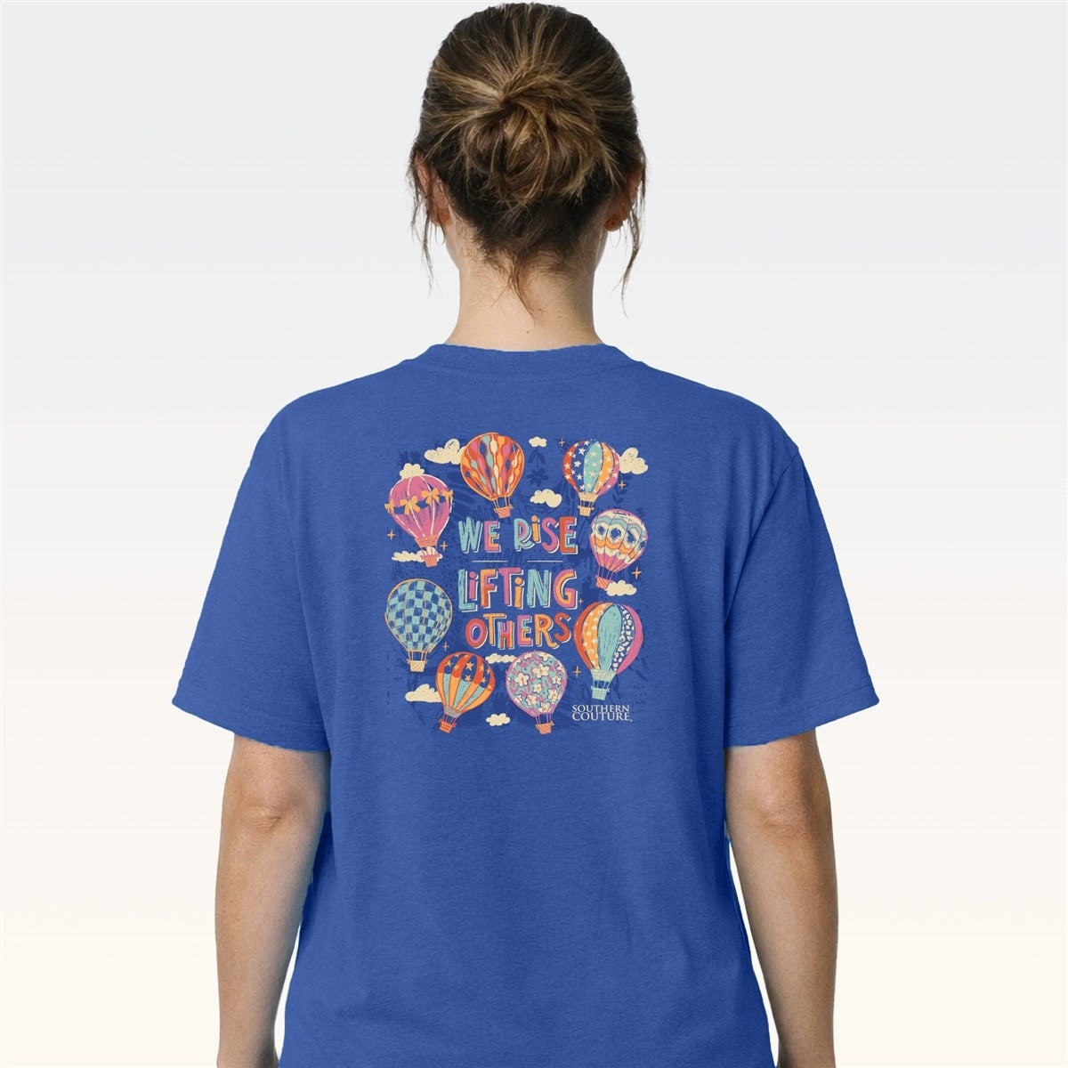 Southern Couture Classic We Rise Balloons Royal T-Shirt